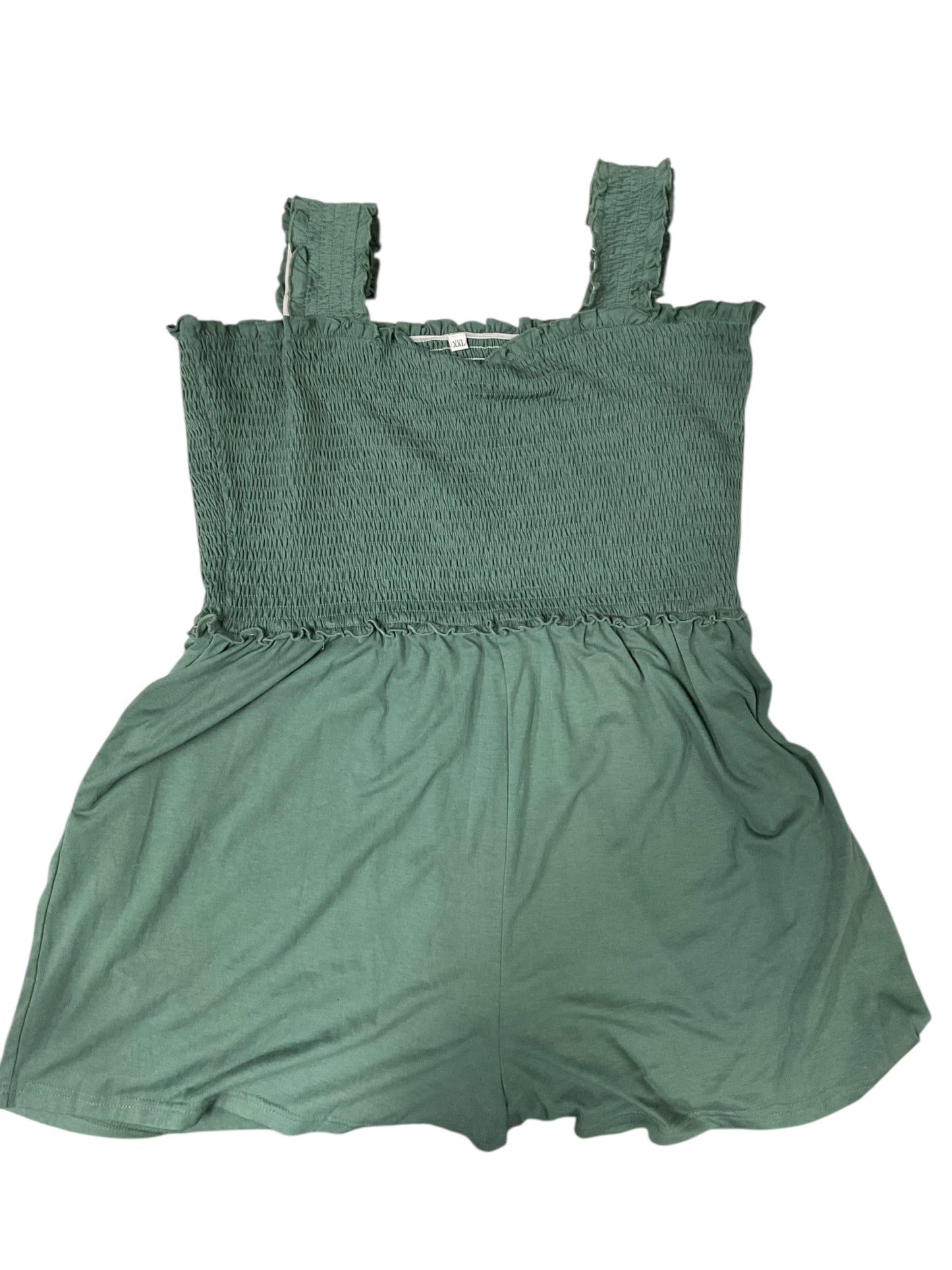 Romper By Clothes Mentor In Green, Size:2X
