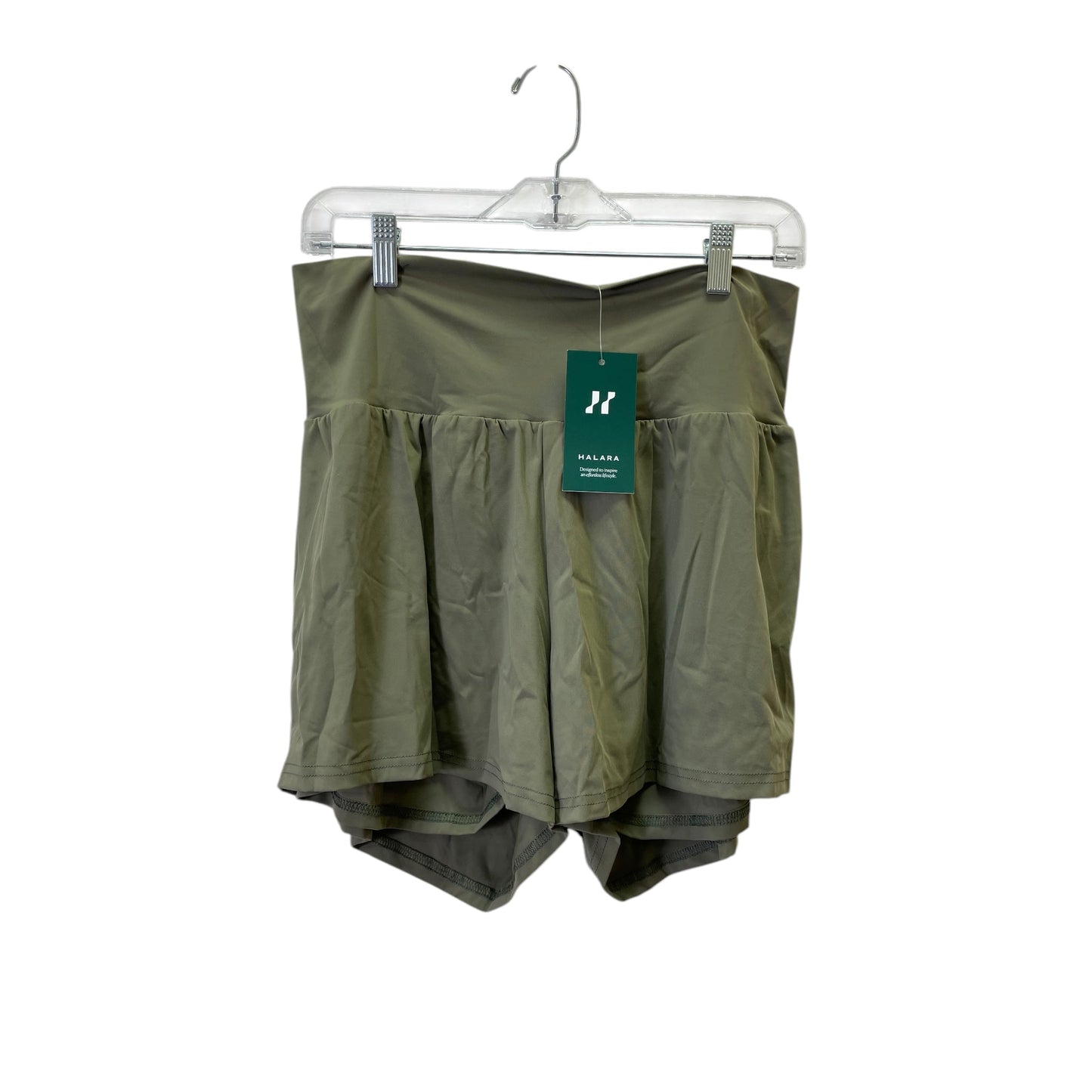 Athletic Shorts By Halara In Green, Size:L