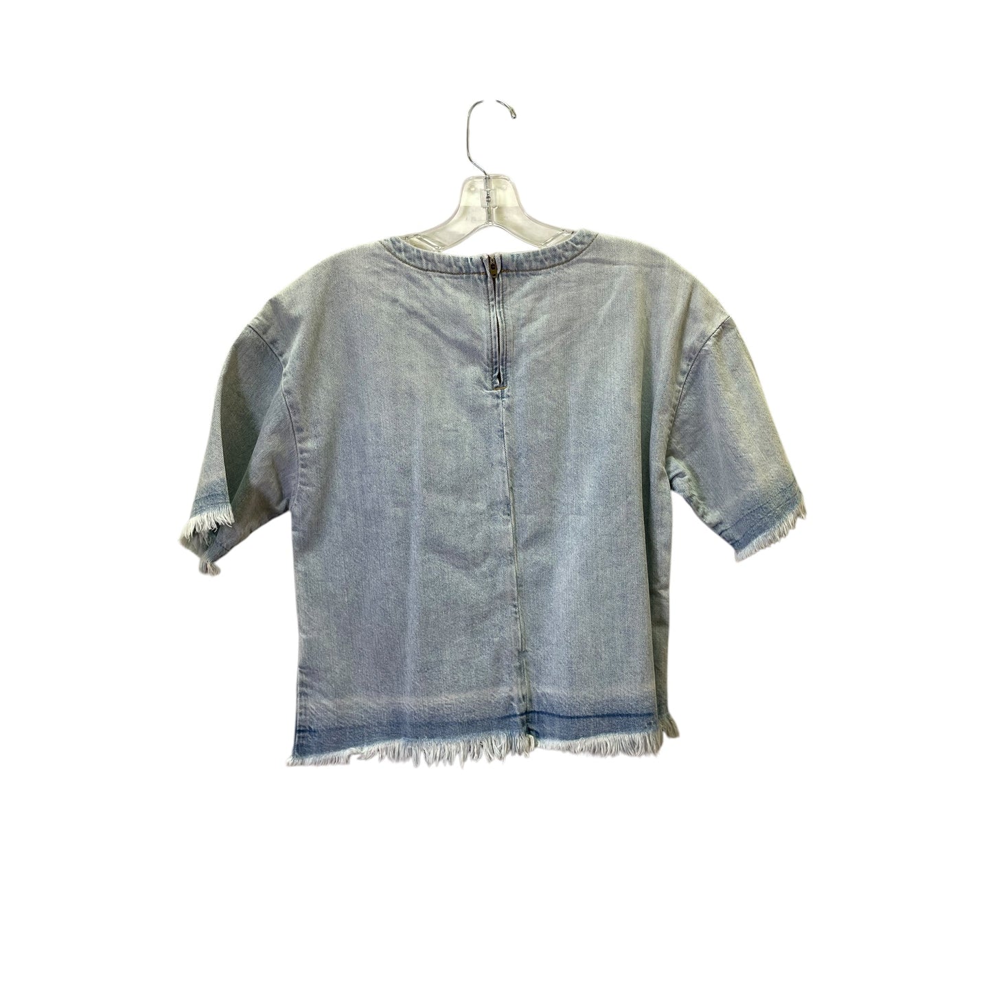 Top Ss By J Brand In Blue Denim, Size:S