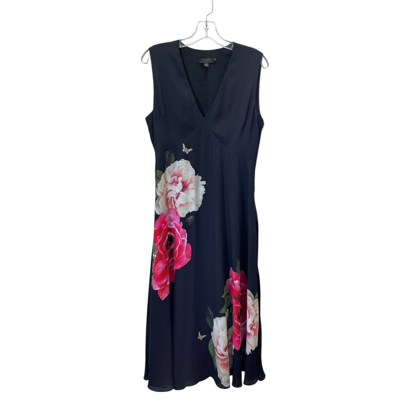 Dress Party Midi By Ted Baker In Black, Size:L