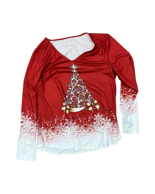 Top Ls By Clothes Mentor In Red, Size:Xl