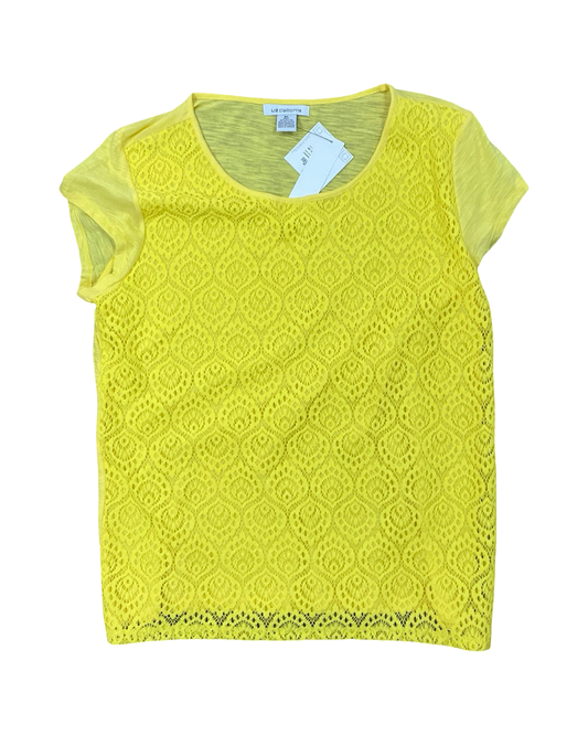 Top Ss By Liz Claiborne In Yellow, Size:Xl