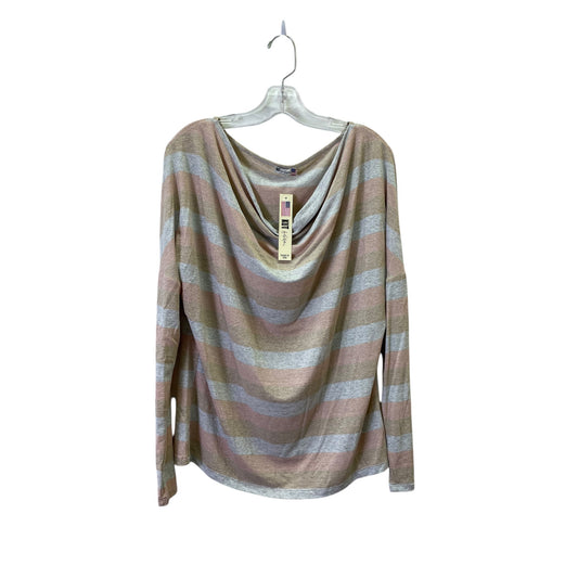 Top Ls By Kut In Gold & Grey, Size:Xl