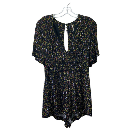 Romper By Free People In Black & Green, Size:S