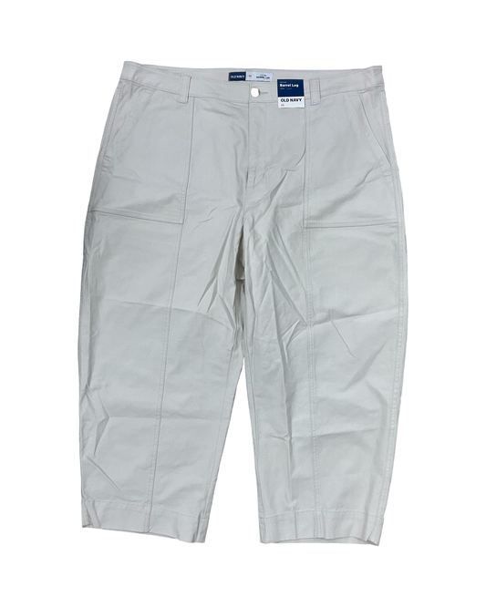 Jeans Wide Leg By Old Navy In Cream Denim, Size:22