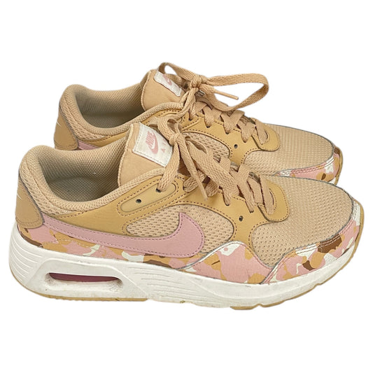 Shoes Sneakers By Nike In Pink & Tan, Size:7.5