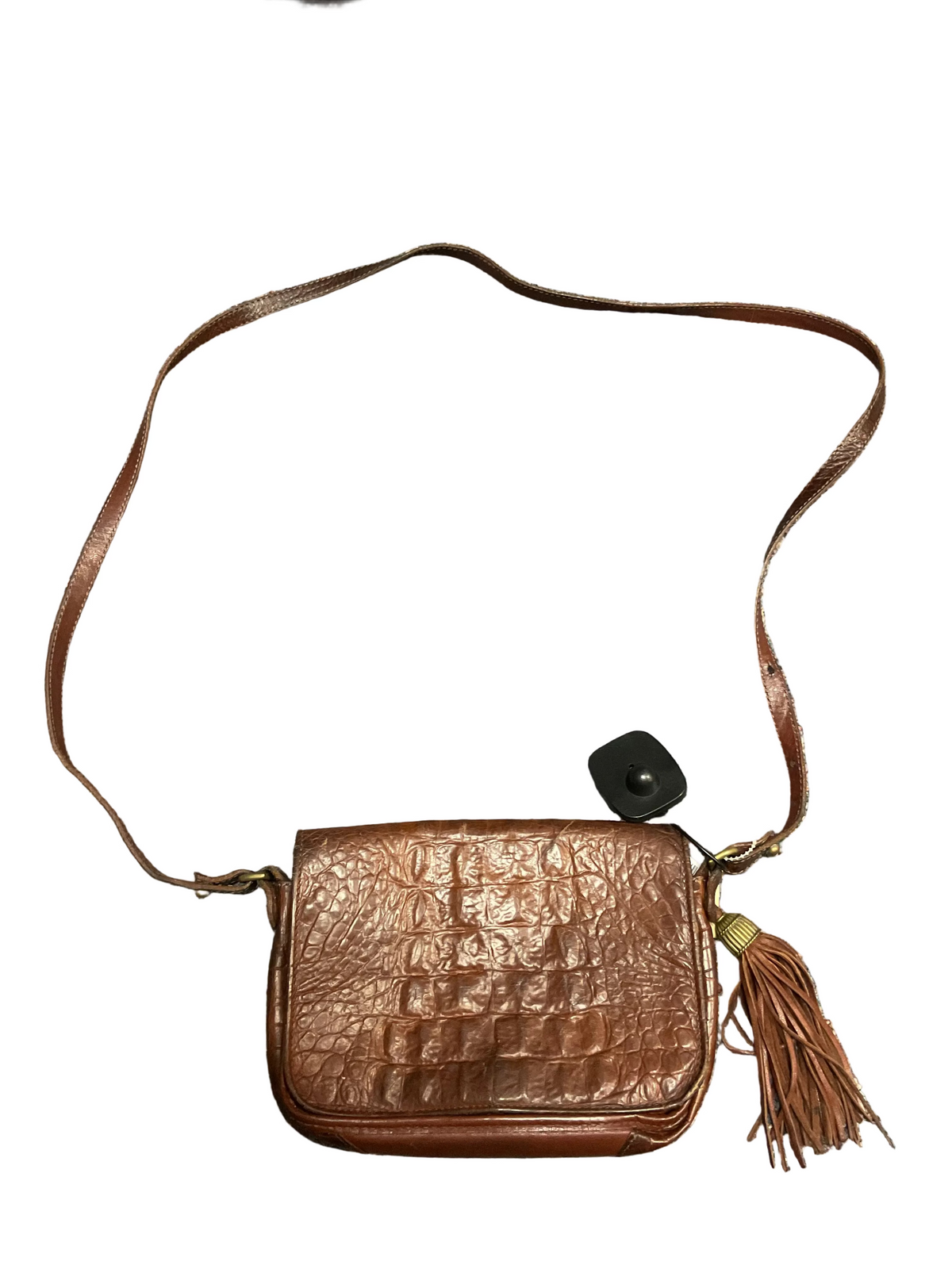 Crossbody Designer By Brahmin In Brown, Size:Small