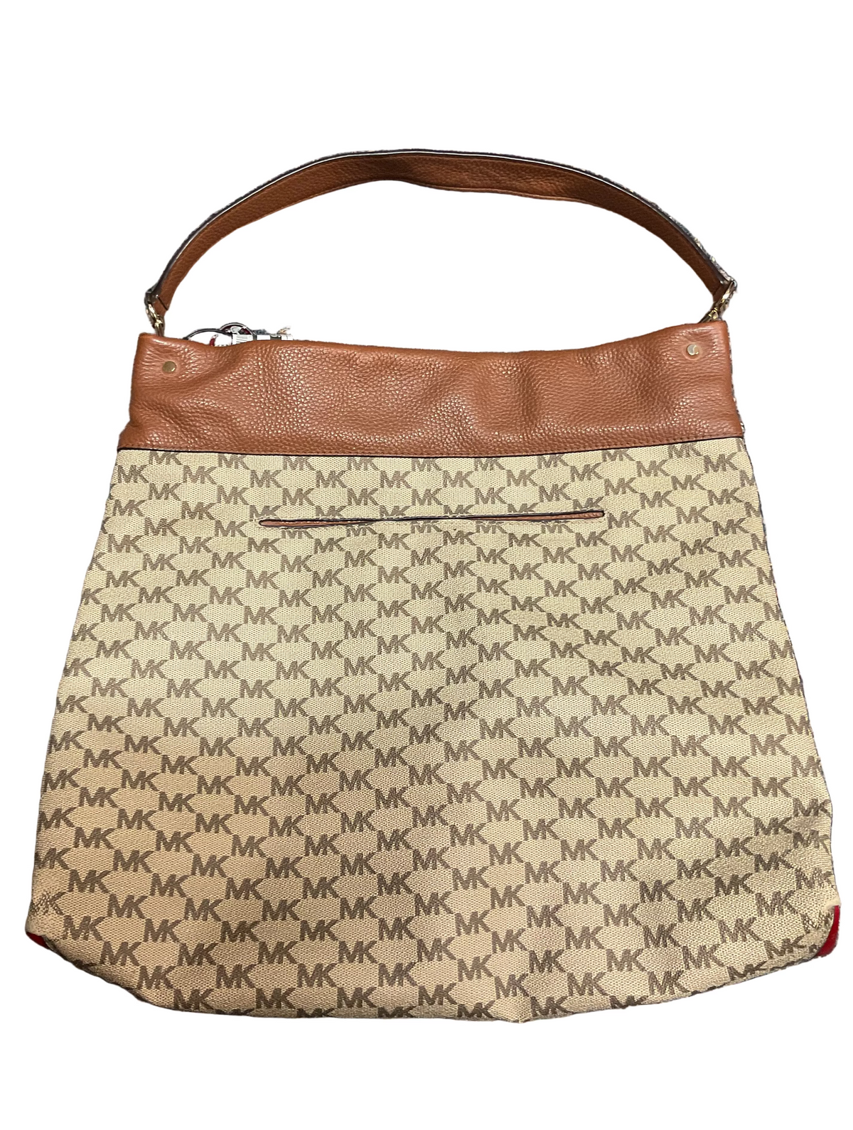 Handbag Designer By Michael Kors In Tan, Size:Large