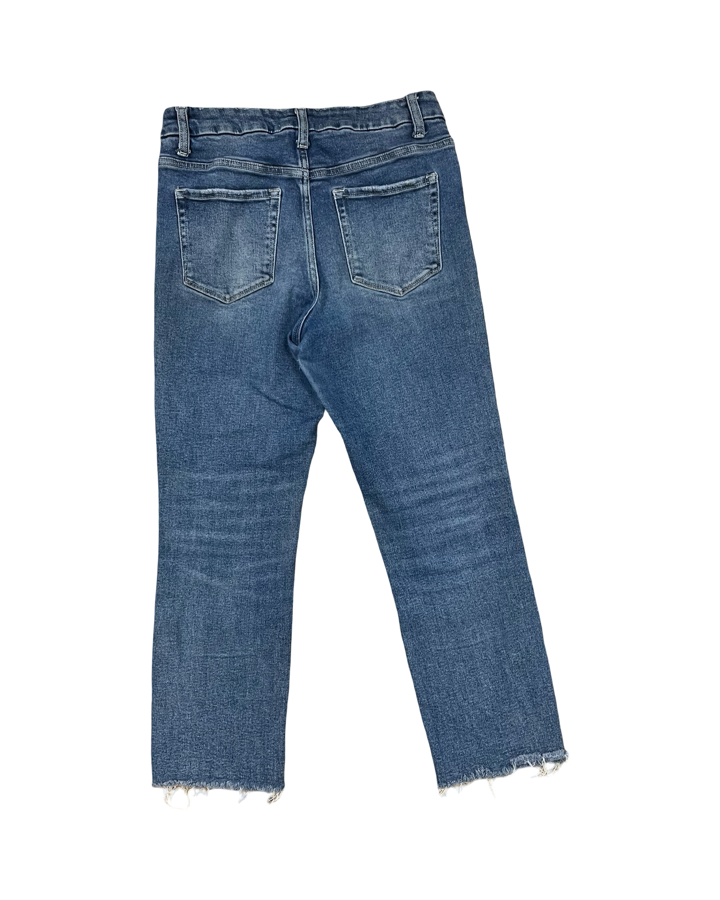 Jeans Cropped By Vervet In Blue Denim, Size:10