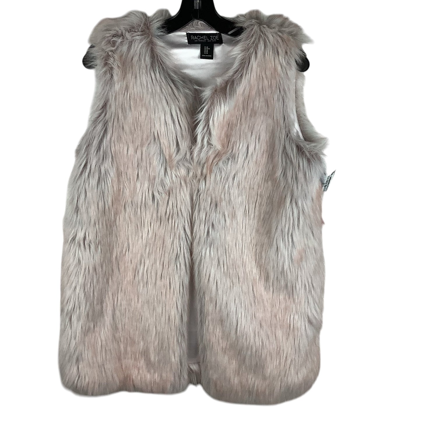 Vest Faux Fur & Sherpa By Rachel Zoe In Pink, Size: M