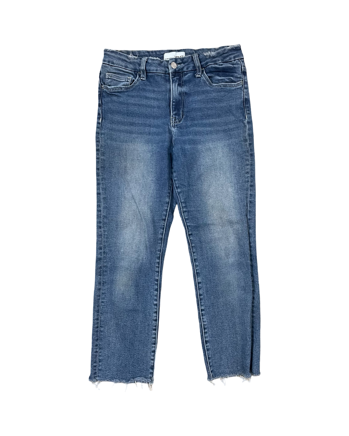 Jeans Cropped By Vervet In Blue Denim, Size:10