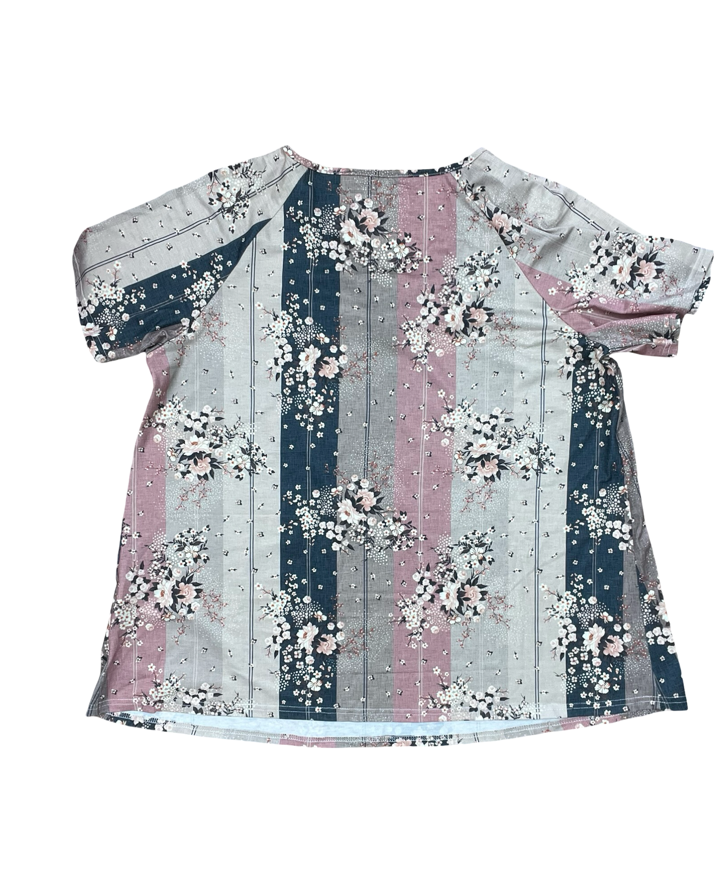 Top Ss By Clothes Mentor In Pink & Tan, Size:2X