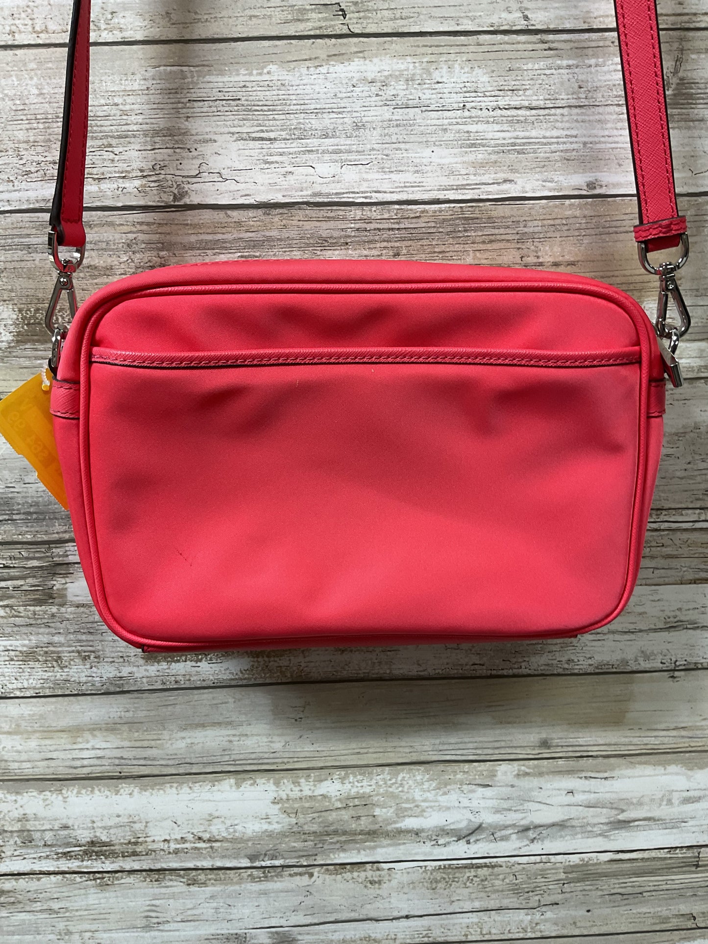 Crossbody Designer By Michael Kors In Coral, Size:Small