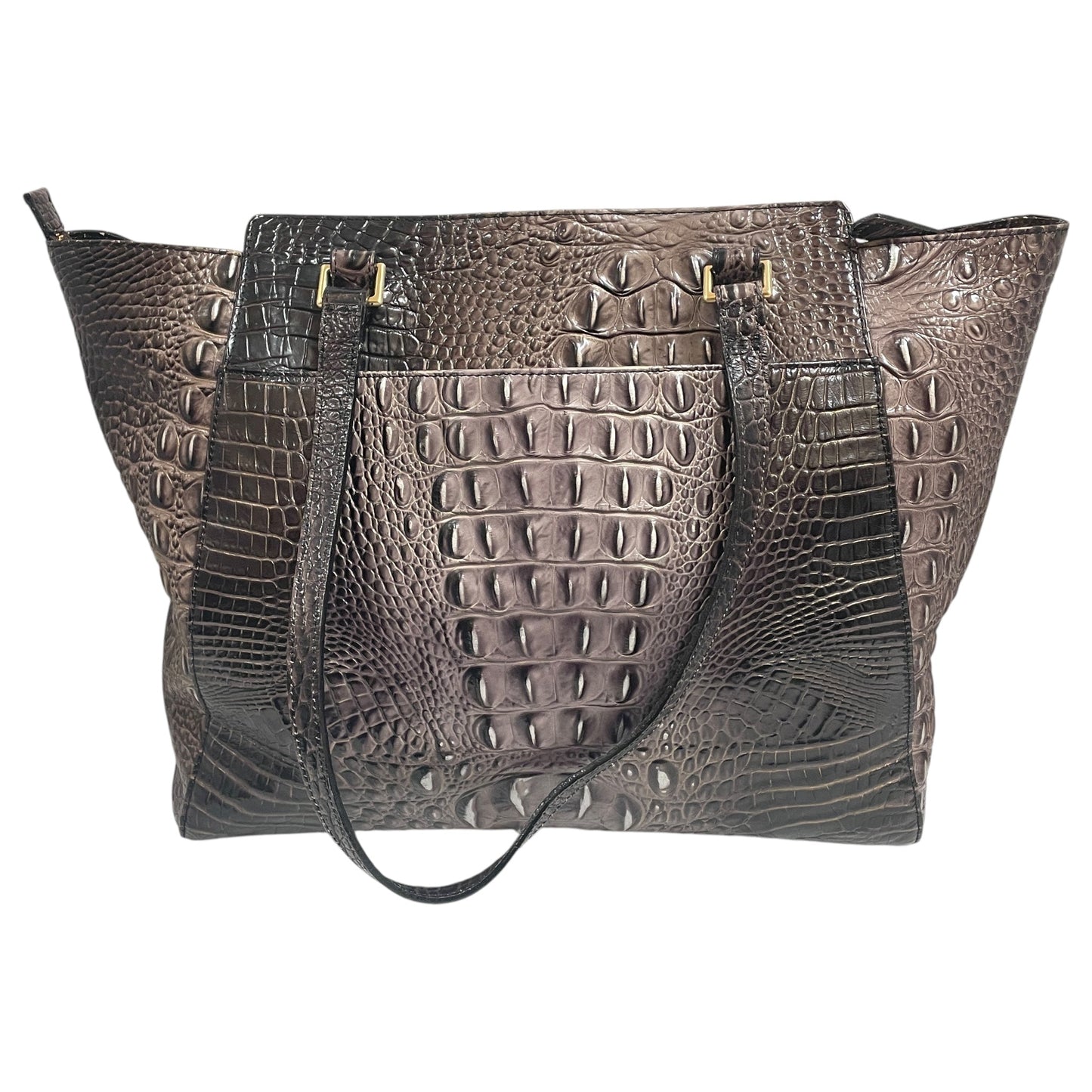 Crossbody Designer By Brahmin In Tan, Size:Medium