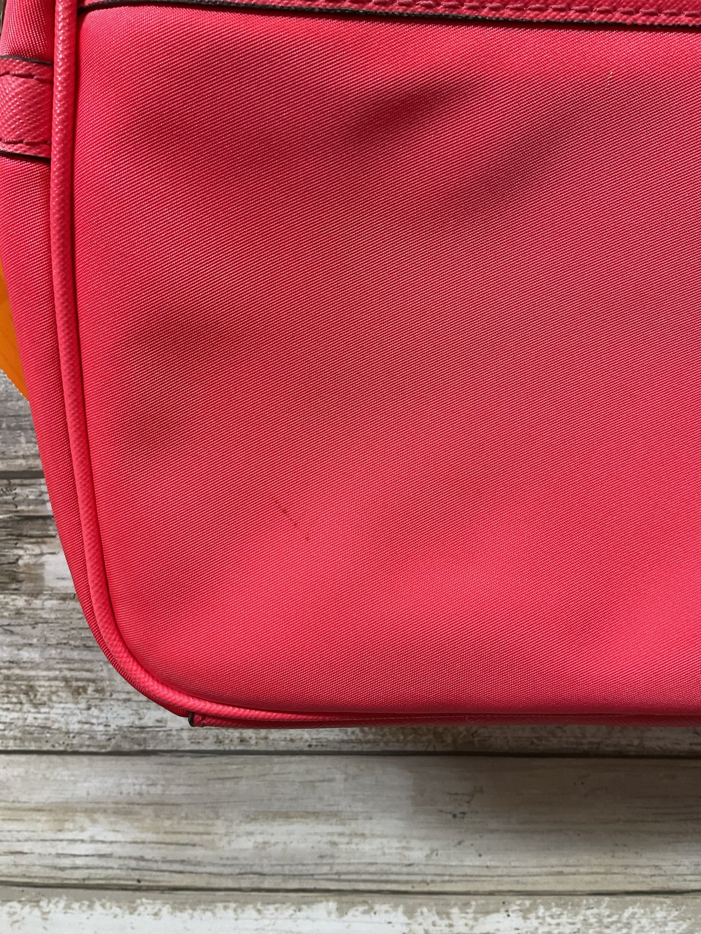 Crossbody Designer By Michael Kors In Coral, Size:Small