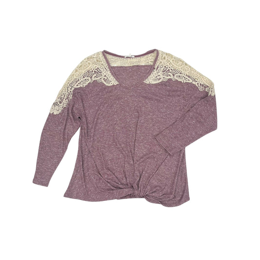 Top Ls By Maurices In Purple, Size:1X