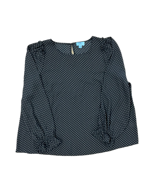 Top Ls By Cece In Black, Size:2X