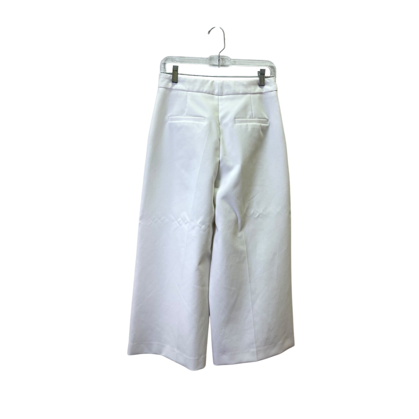 Pants Wide Leg By Zara In White, Size:8