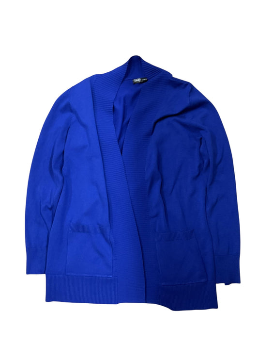 Cardigan By Urban Coco In Blue, Size:Xl