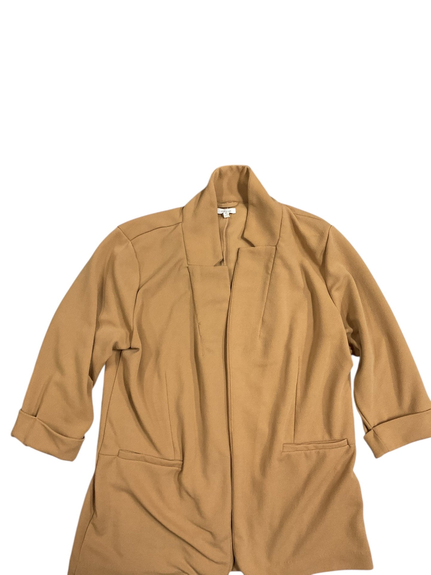 Blazer By Maurices In Tan, Size:Xl