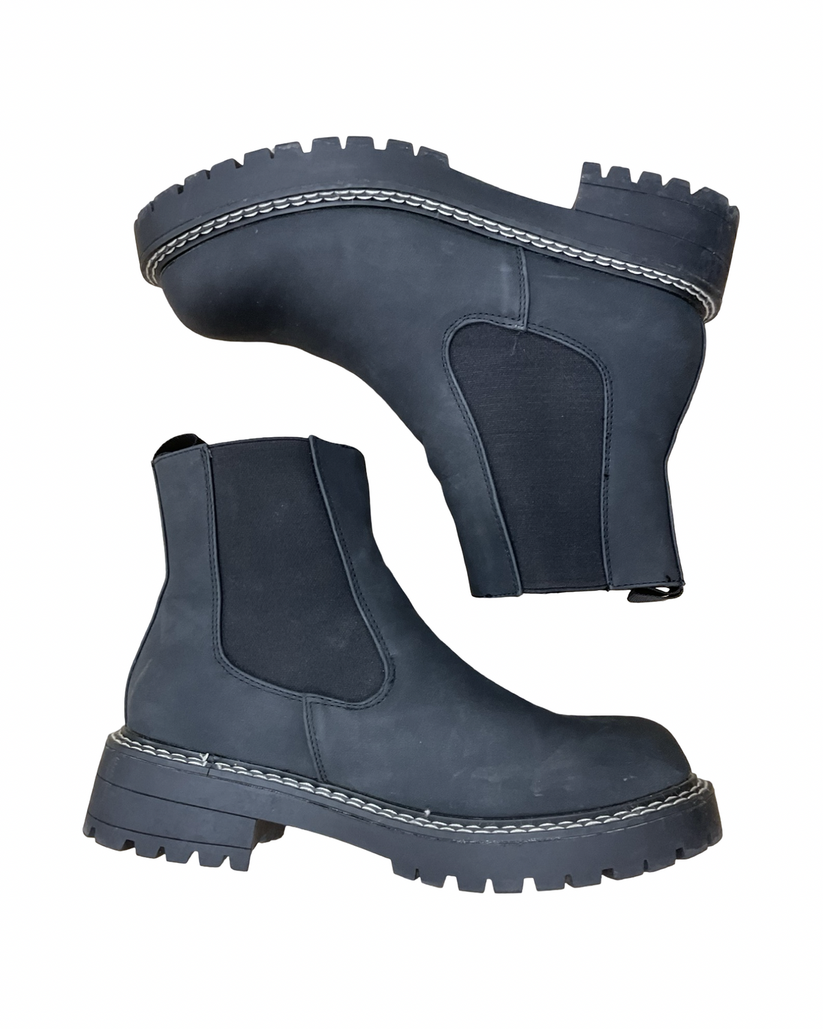 Boots Combat By Clothes Mentor In Black, Size:9