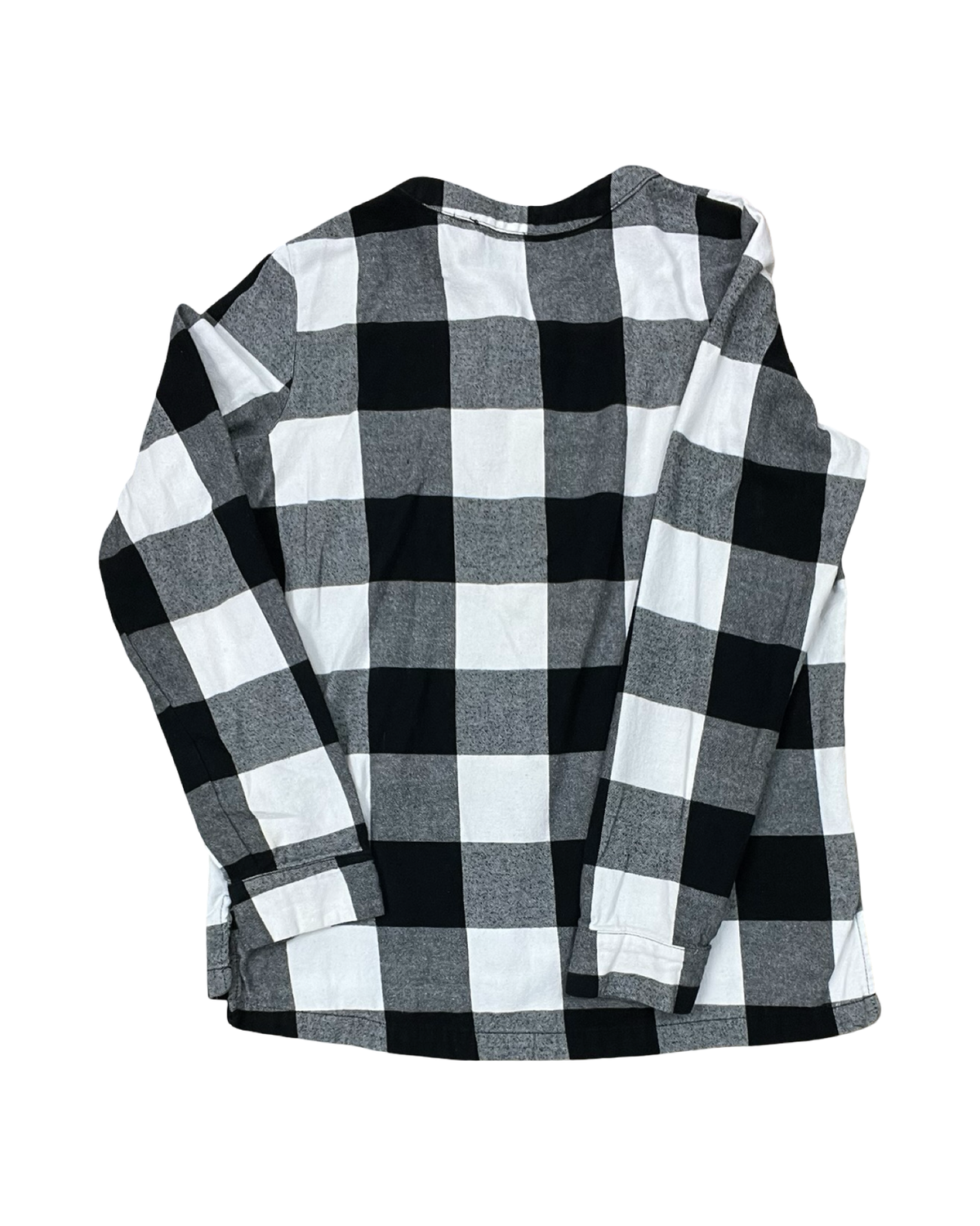 Blouse Ls By Pendleton In Black & White, Size:M