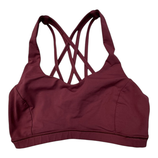 Athletic Bra By Lululemon In Mauve, Size:6