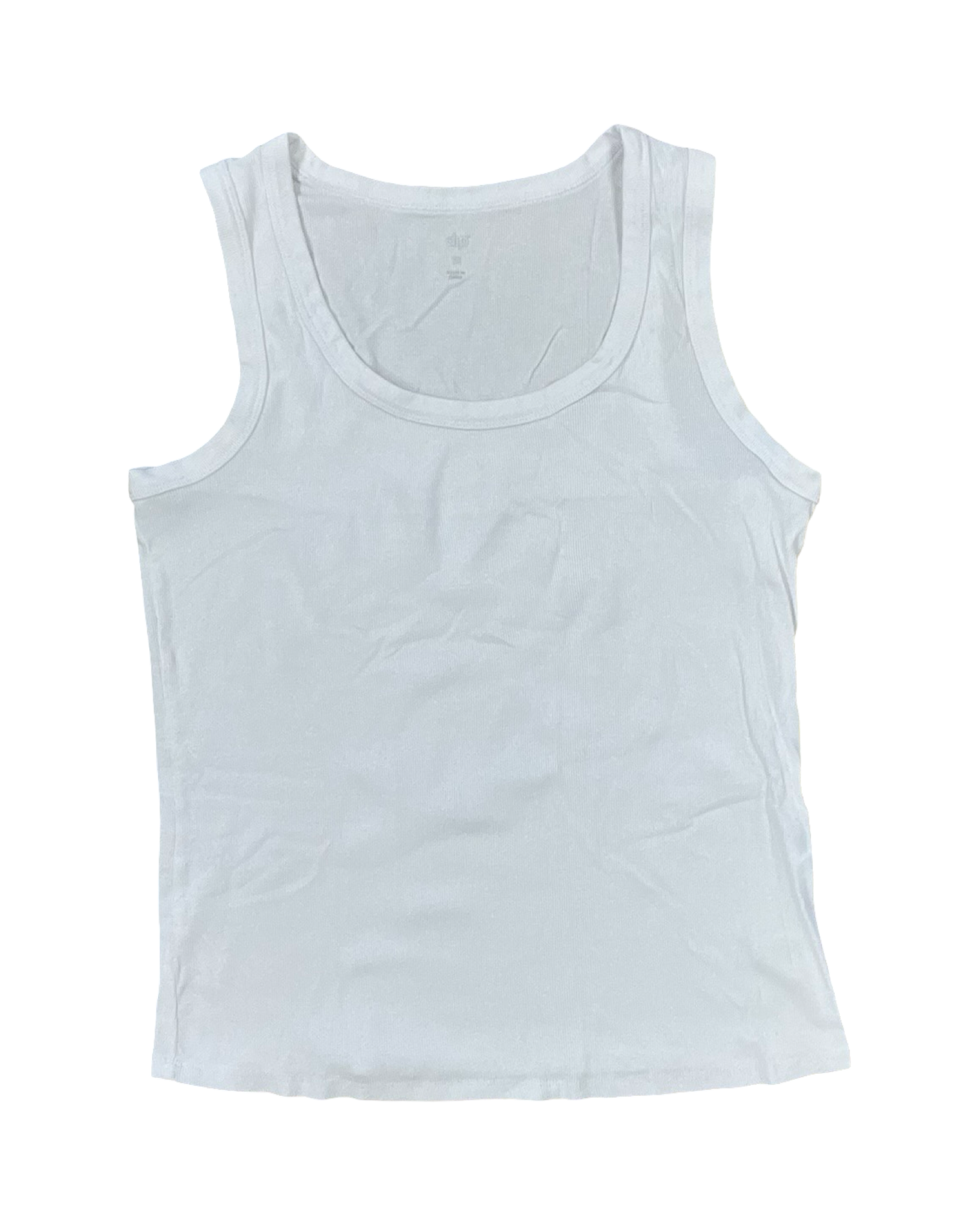 Tank Top By Dip In White, Size:1X