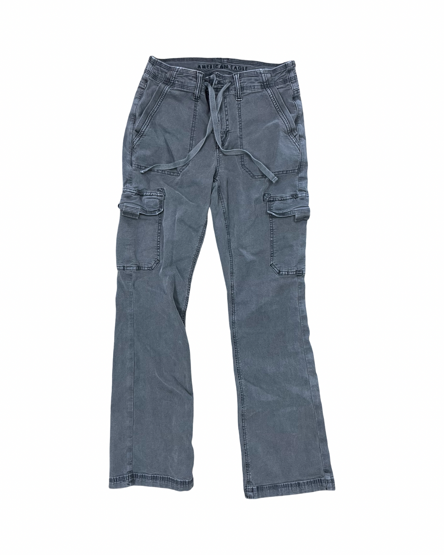 Pants Cargo & Utility By American Eagle In Grey, Size:2