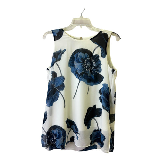Top Sleeveless By Alfani In White, Size:S