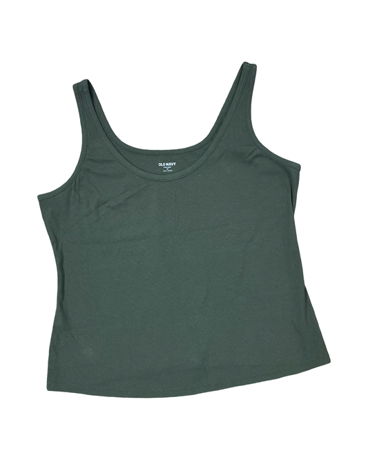 Tank Top By Old Navy In Green, Size:2X
