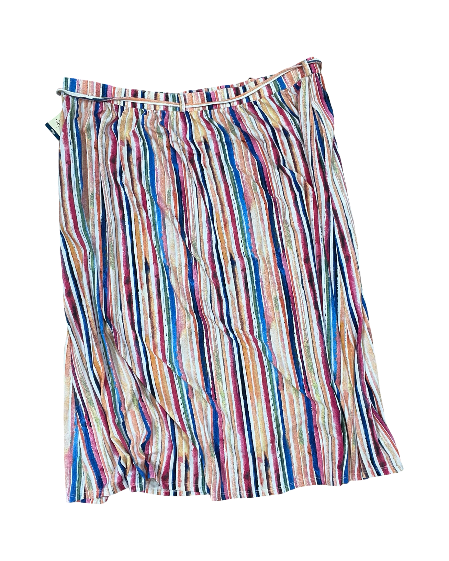 Skirt Maxi By Terra & Sky In Multi, Size:1X