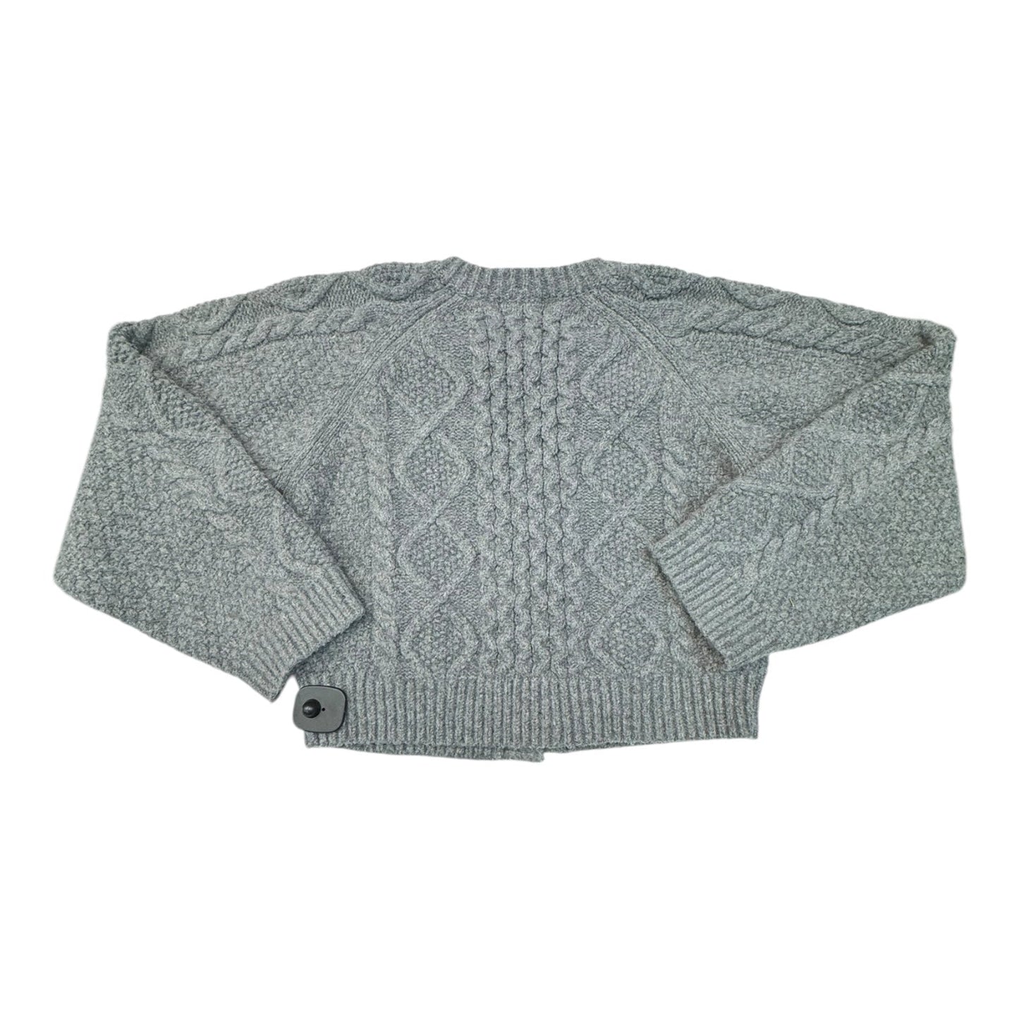 Sweater Cardigan By Moon River In Grey, Size:S