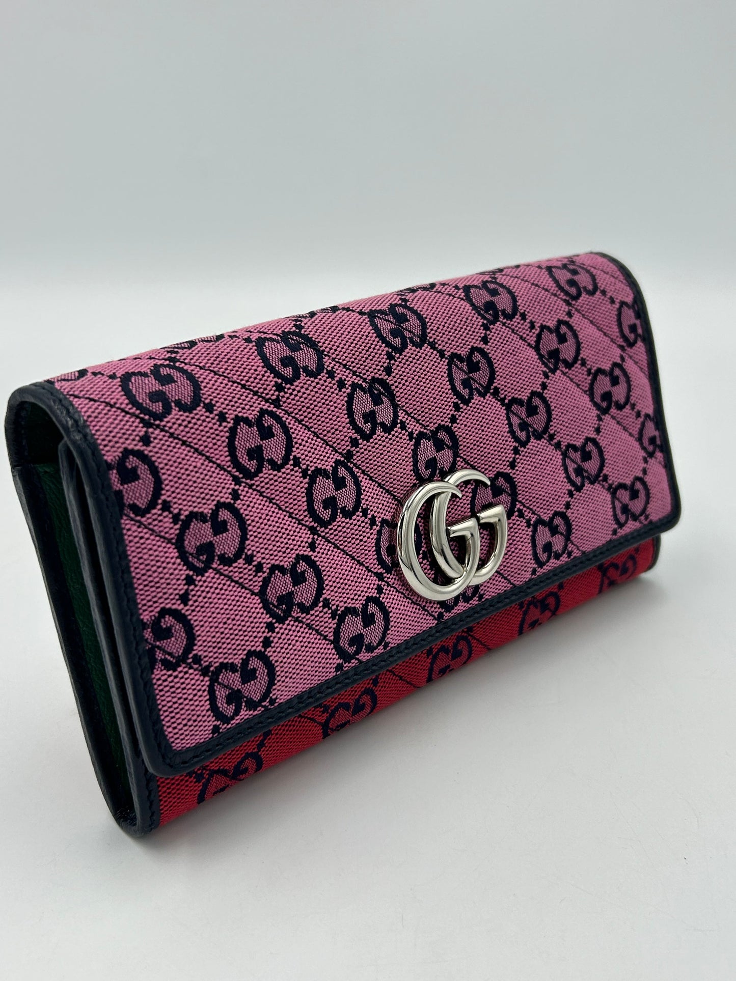 Gucci GG Ltd. Edition Multicolor Continental Designer Wallet