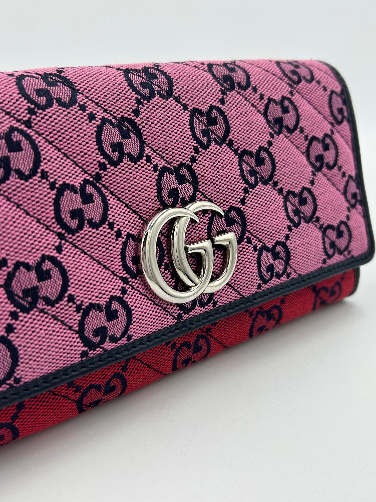 Gucci GG Ltd. Edition Multicolor Continental Designer Wallet