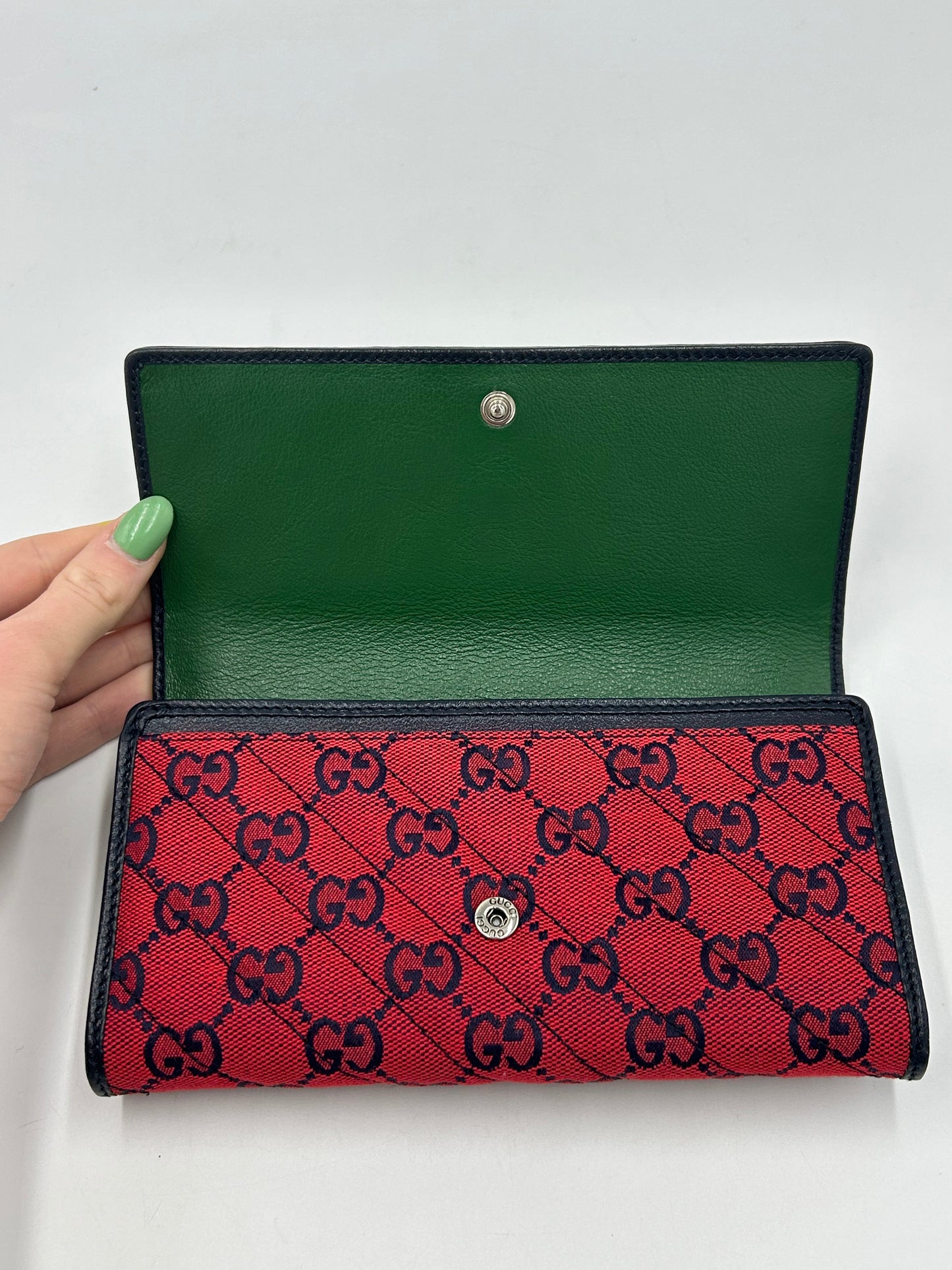 Gucci GG Ltd. Edition Multicolor Continental Designer Wallet