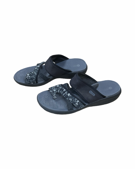 Sandals Flats By Bzees In Black, Size:8