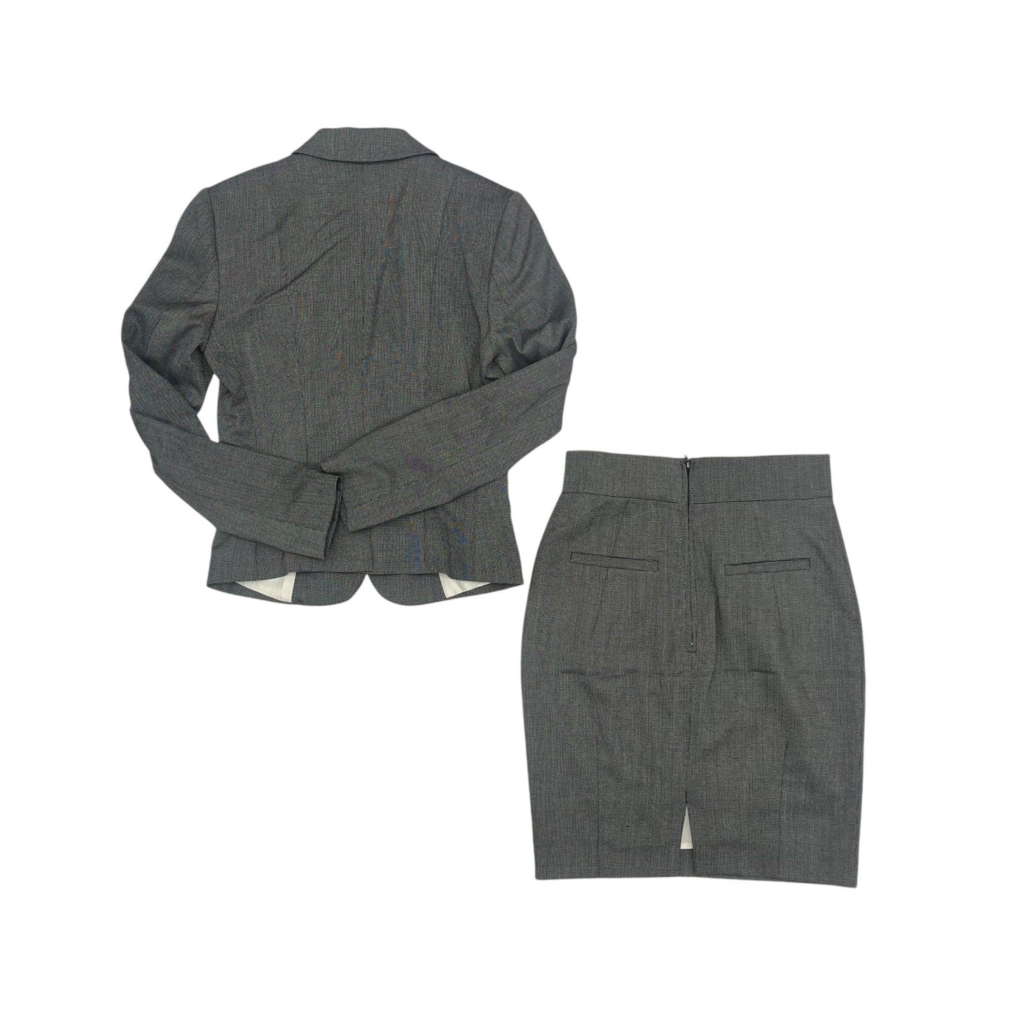 Skirt Suit 2Pc By H&M In Grey, Size:S