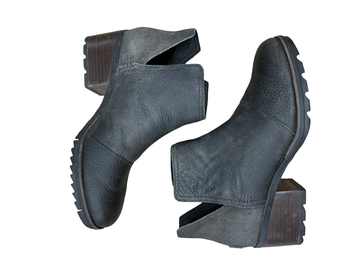 Boots Ankle Heels By Sorel In Black, Size:8