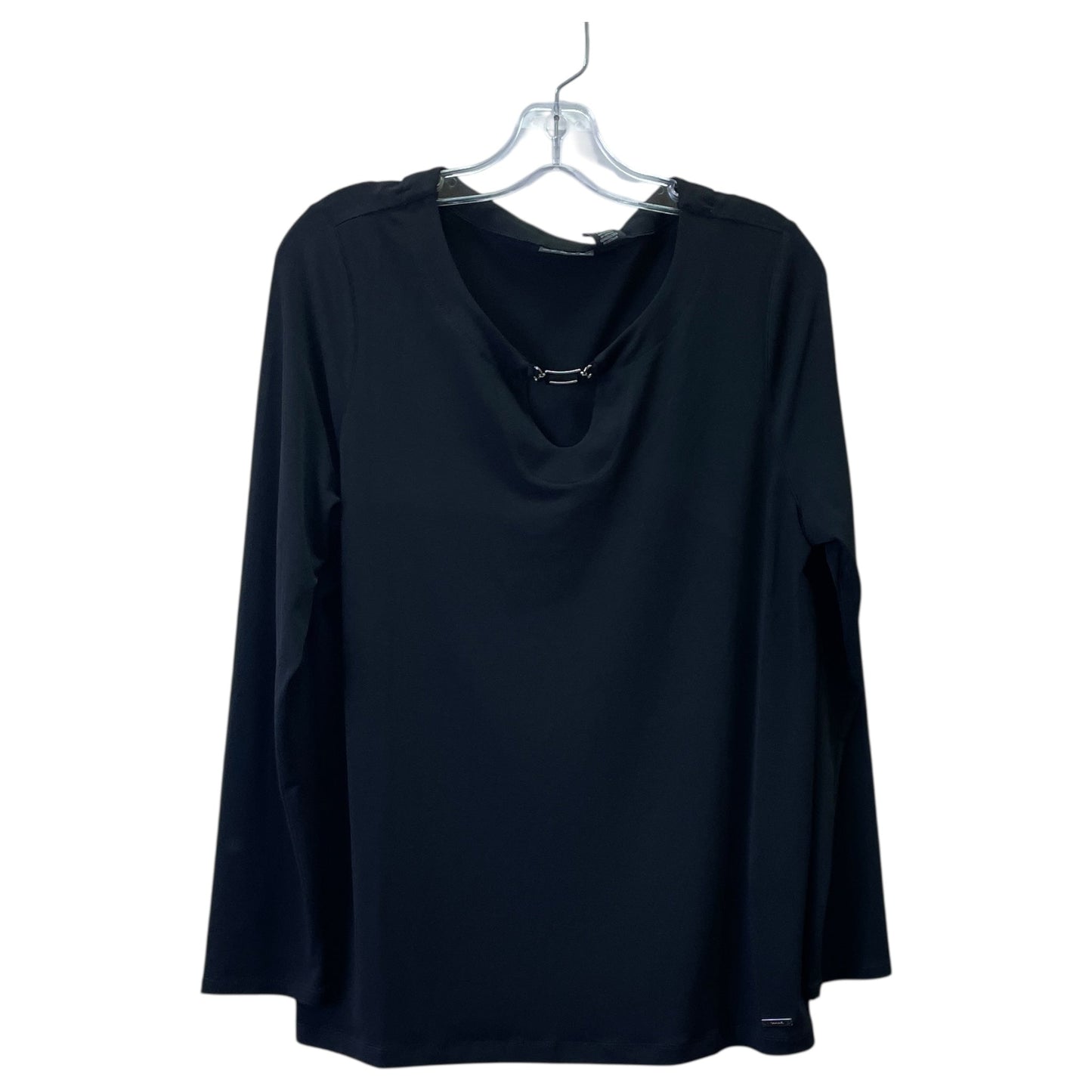 Top Ls By Tahari By Arthur Levine In Black, Size:L
