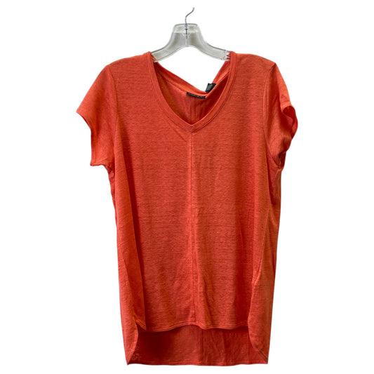 Top Ss Basic By Tahari By Arthur Levine In Orange, Size:L