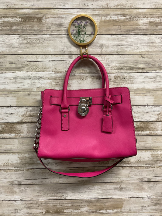 Handbag Designer By Michael Kors In Pink, Size:Medium