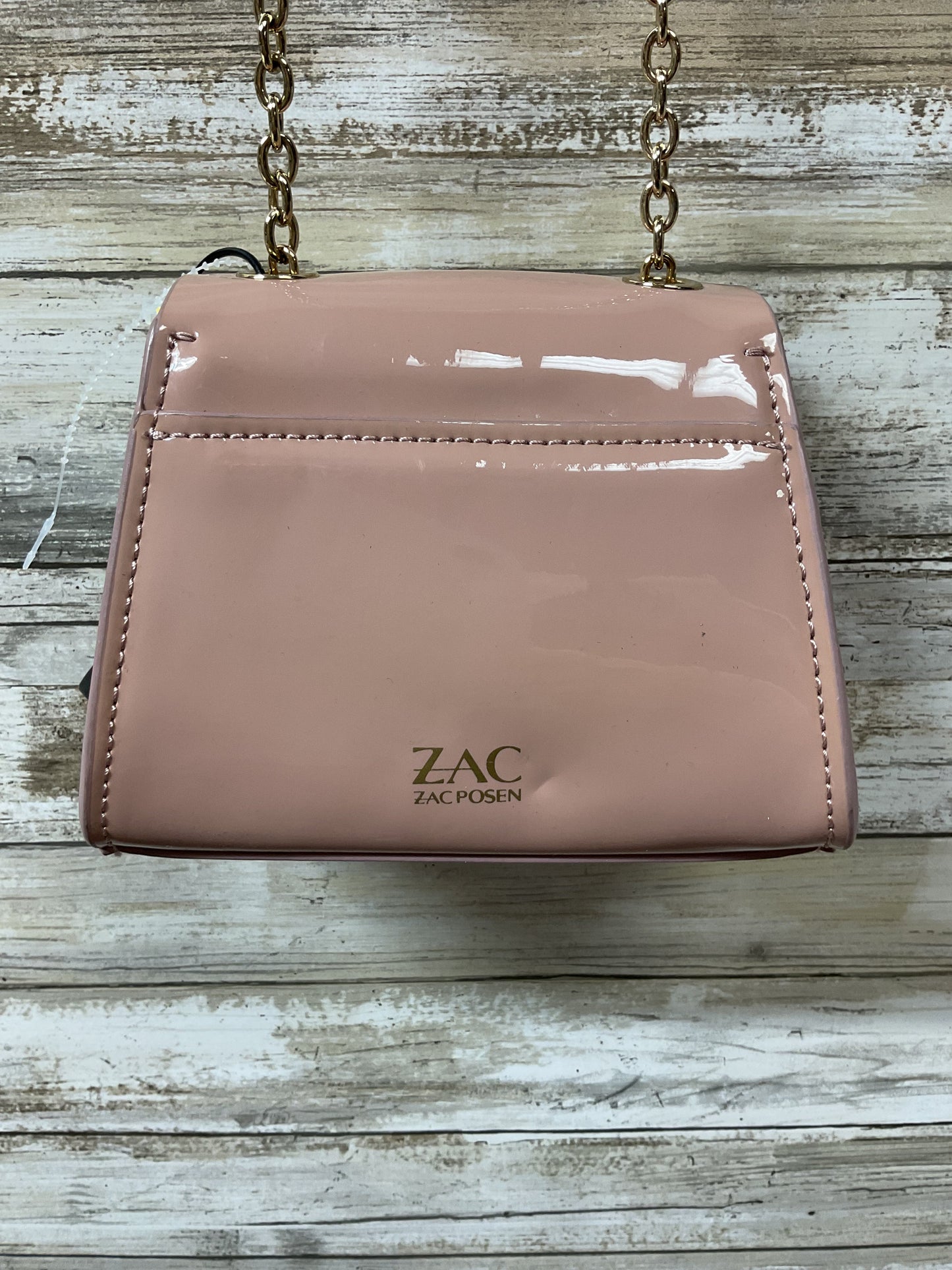 Handbag Designer By Zac Posen In Tan, Size:Small