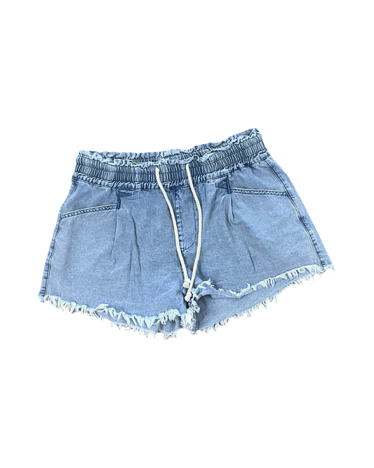 Shorts By Clothes Mentor In Blue Denim, Size:14