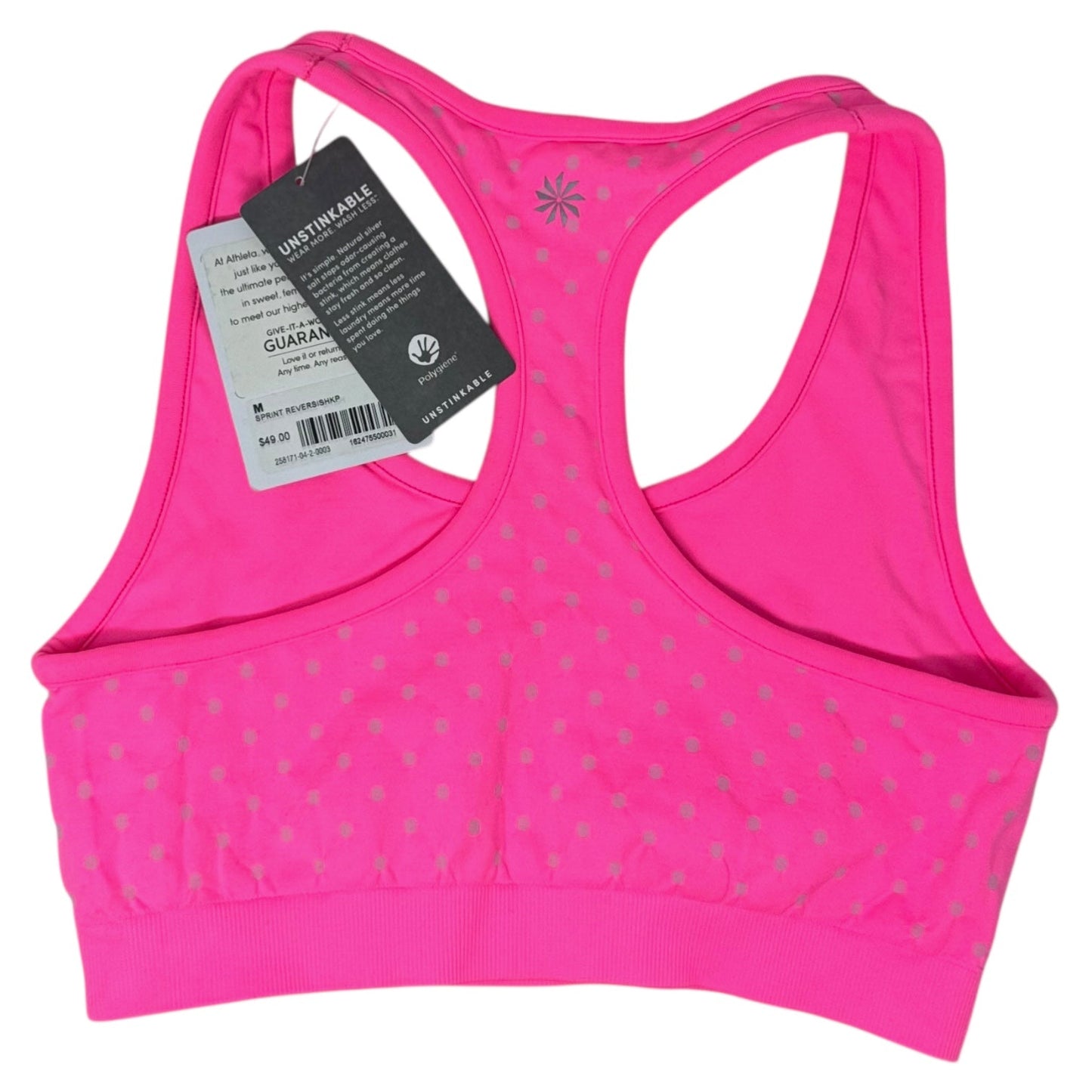 Athletic Bra By Athleta In Pink, Size: M