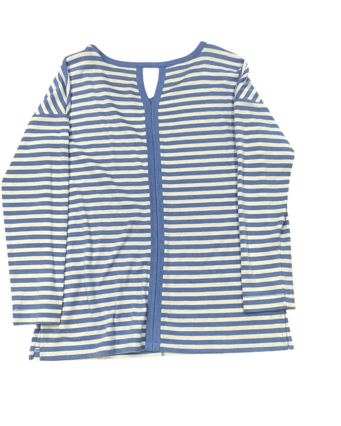 Top Ls By Talbots In Blue & White, Size:L
