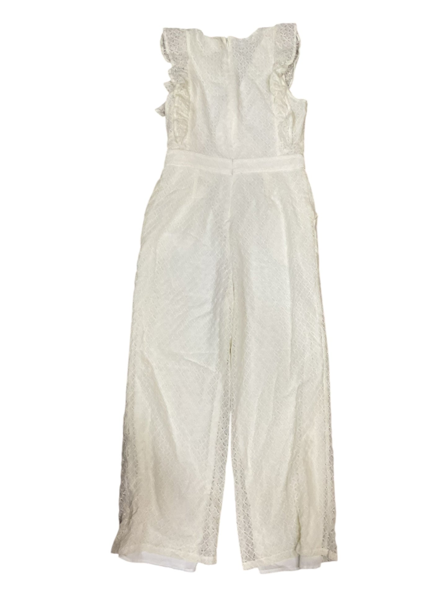 Jumpsuit By Clothes Mentor In Cream, Size:M