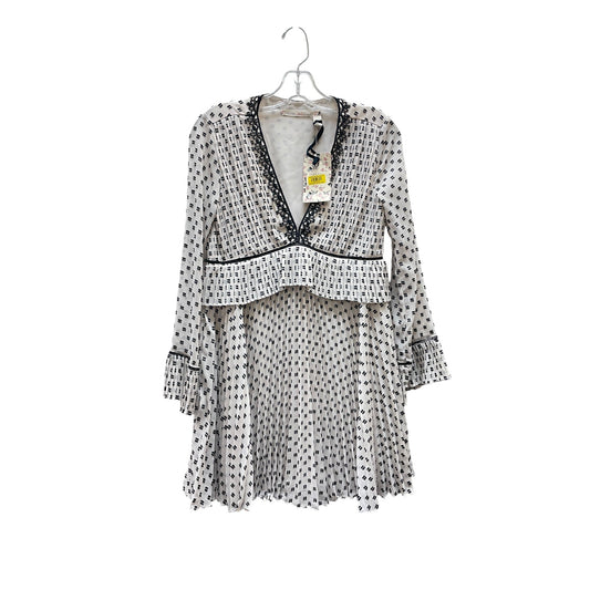 Dress Casual Short By Chelsea And Violet In Black & Cream, Size:Xs