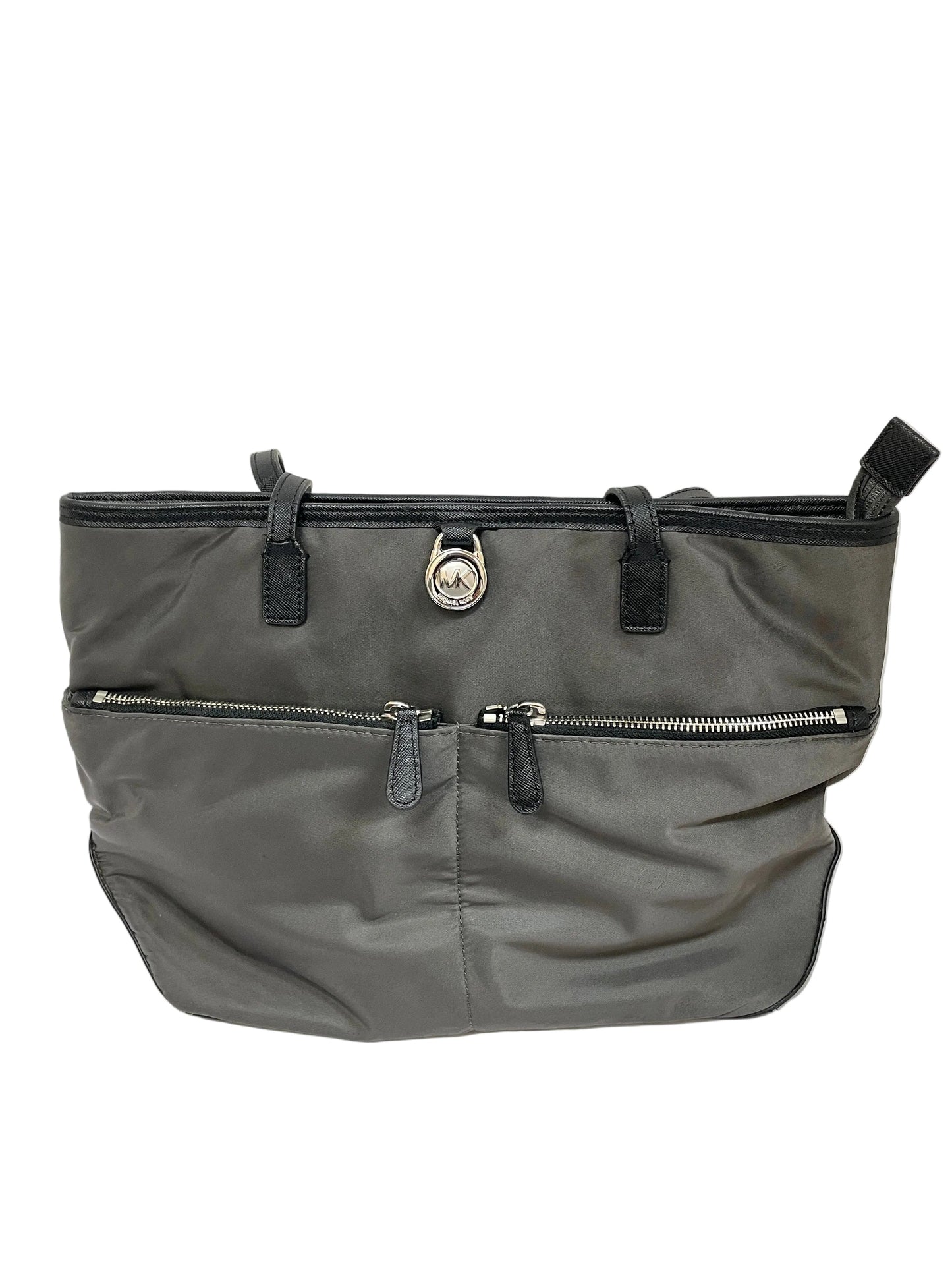 Handbag Designer By Michael Kors In Grey, Size:Medium