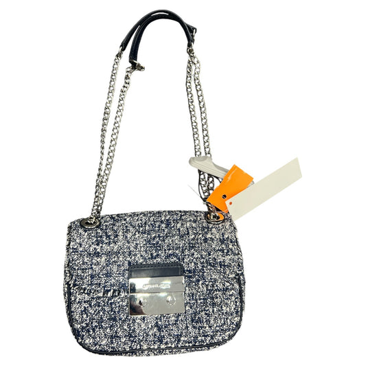 Crossbody Designer By Michael Kors In Blue, Size:Small